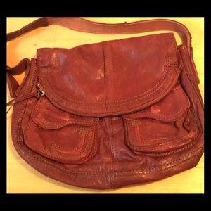 Lucky Brand Leather Stash Bag